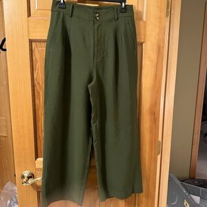 Women’s Madewell Wide-Leg Trouser Pants